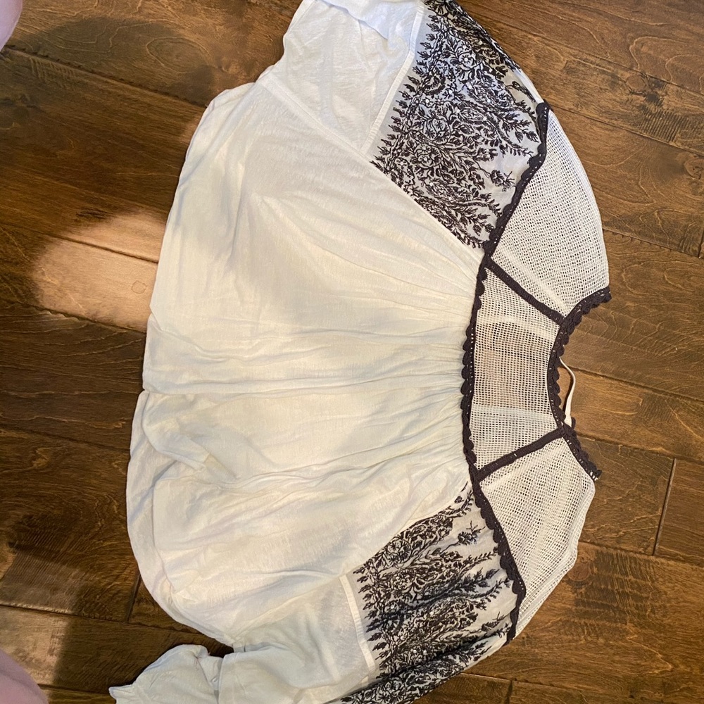 Free People Flowy Shirt